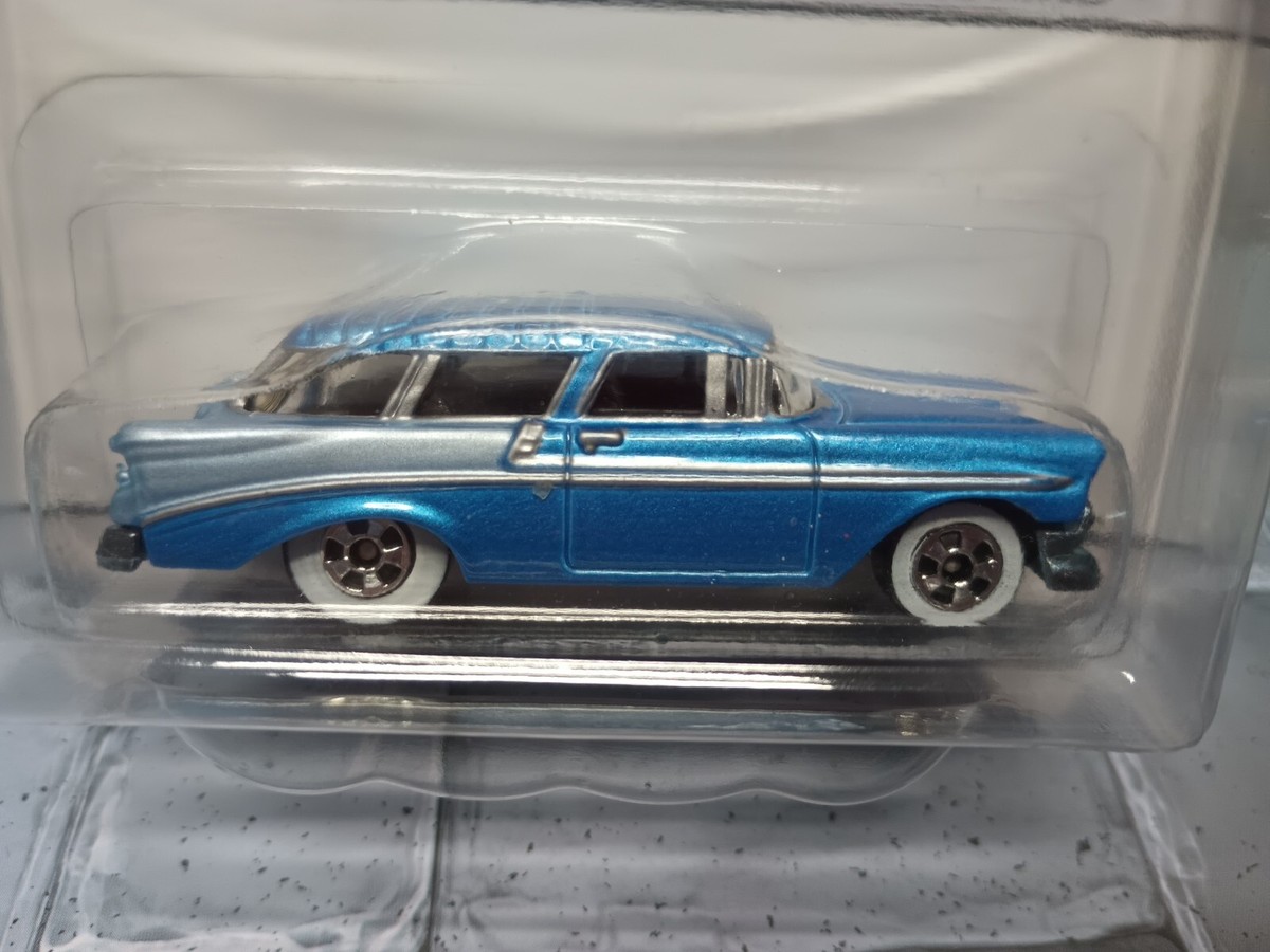 ホットウィール、'56 シェビーノマドの2台セット 2007 Hot Wheels Since 68 Hot Rods '56 Chevy Nomad Blue W