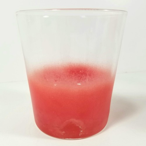 6 West Virginia Glass BLENDO RED Old Fashioned Rocks Tumbler Fade Lot Juice Set - Picture 9 of 10