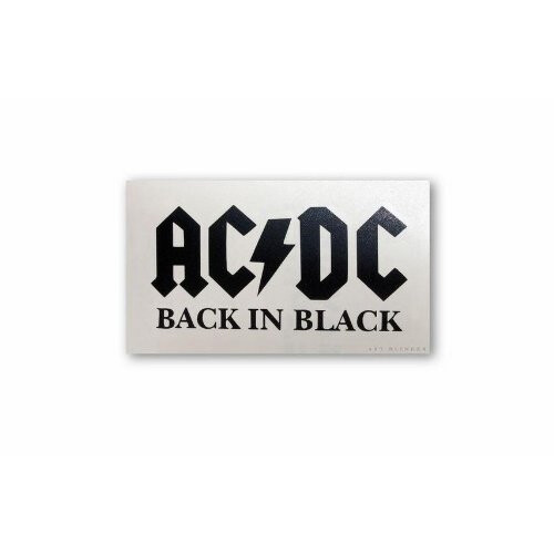 Álbum en negro con logotipo de AC/DC - Imagen 1 de 1