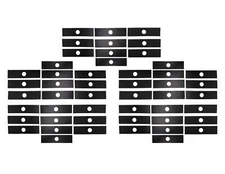 50 Pack Edger Blades For EGO 56V Edger, 8x2 - 1 Inch Center Hole, Fits Models EA