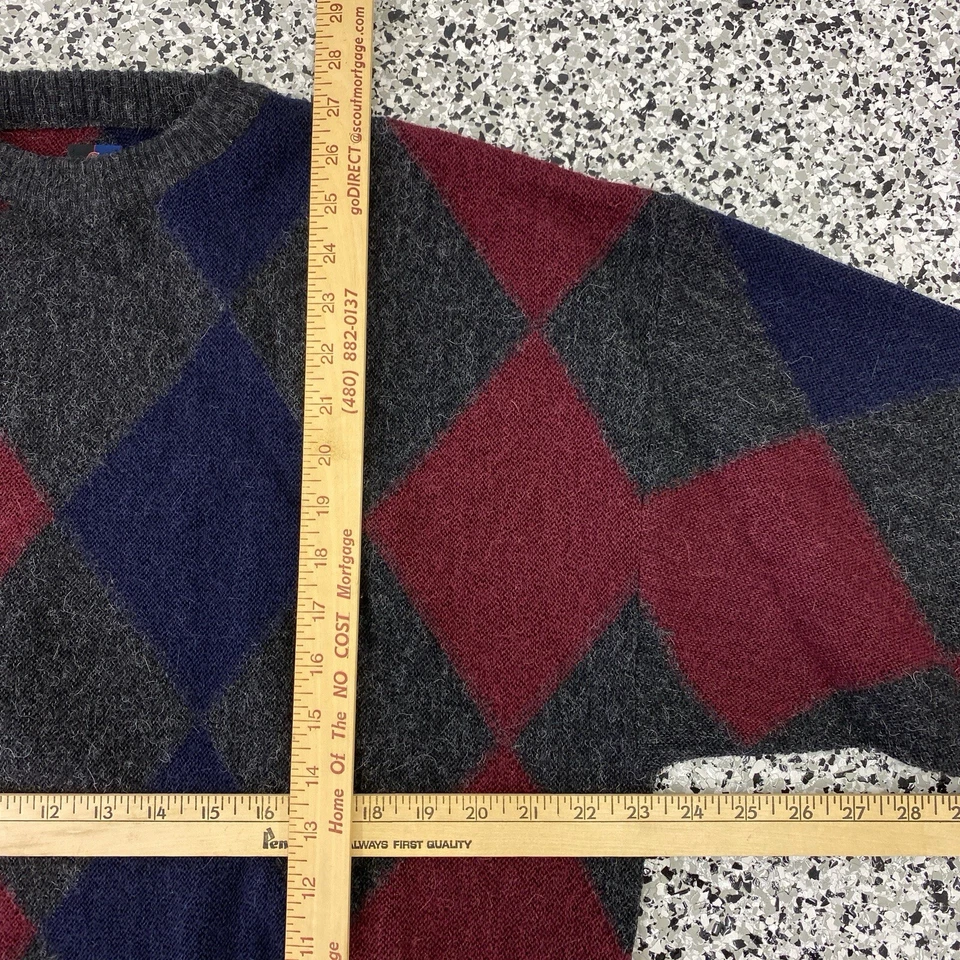 Callaway Golf Sweater Men's Medium Black Alpaca Vintage Nordstrom - Image 4 of 4