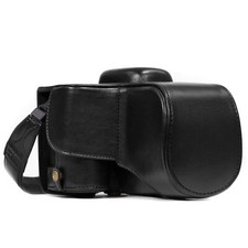 Nikon D3400 18-55 Ever Ready Leather Camera Case and Strap with Battery Access