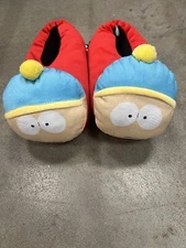 SOUTHPARK CARTMAN PLUSH SLIPPERS. BRAND NEW. ADULT SIZE LARGE-DL 