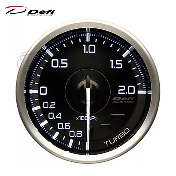 Defi ADVANCE A1 200kPa Boost Gauge 200kPa 60mm -100kPa to +200kPa
