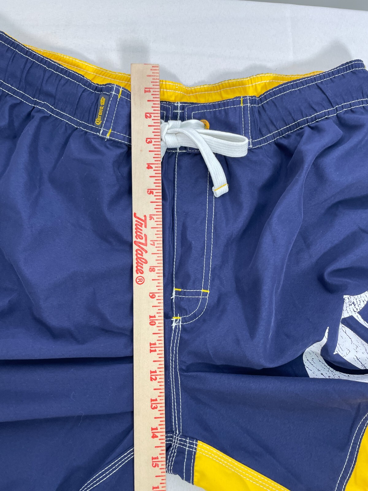 Corona Extra Lightweight Drawstring Navy/Yellow B… - image 10