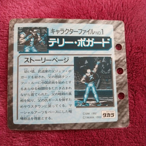 Fatal Fury trading card Lot 27 set retro rare SNK NeoGoe Terry capcom Japan m584 - Picture 12 of 19