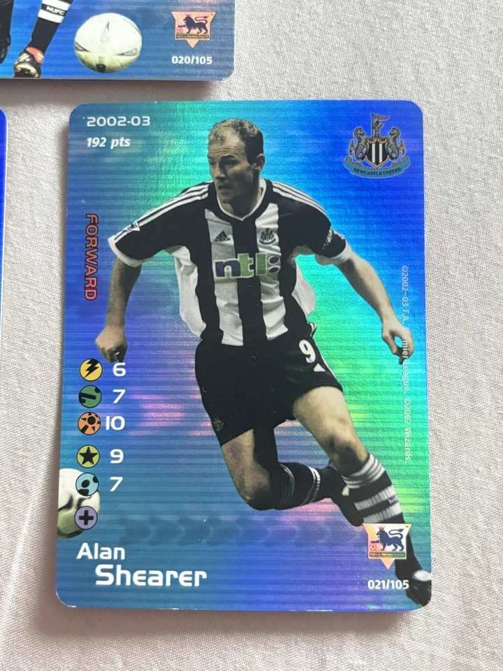 WOTC Football Champions 2002-2003 Foil Subbuteo. Shearer. Bellamy. Dyer  - Image 3 of 4