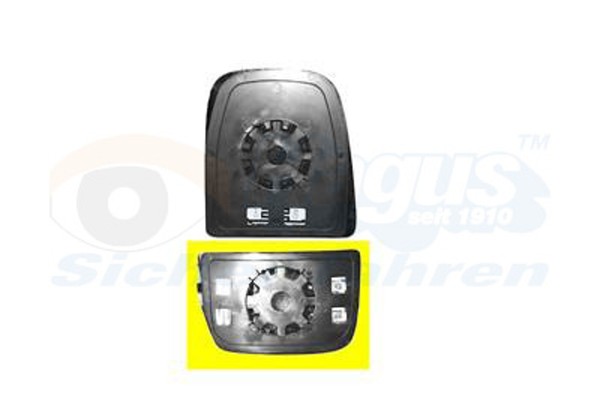 VAN Wezel Spiegelglas AußEnspiegel Hagus 2815835 FüR Daily Iveco Konvex 4 5 Bus-image
