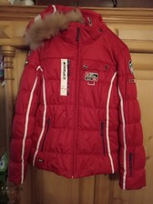 Skijacke Damen Icepeak Größe 44 Rot Neuwertig,Brust 63cm
