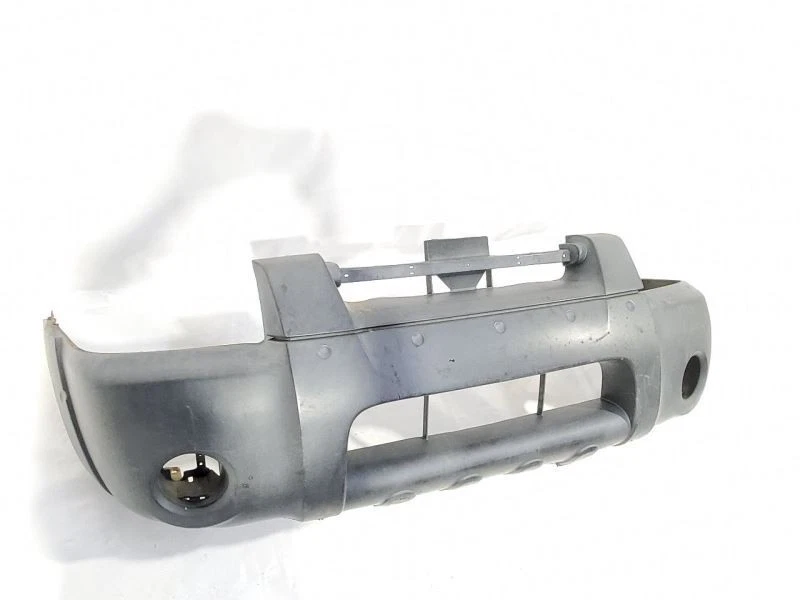 Parachoques delantero Nissan Frontier 2001 2002 2003 2004 OEM gris texturizado arañazos Foto 2 de 4