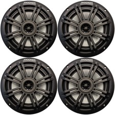 2 Pair QTY4 Kicker 6.5" 150 Watts Peak 2Way Marine Speakers Bulk Packaging