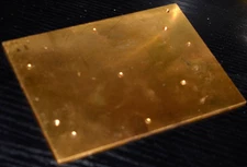 LARGE scrap plate DOBLE-SIDED FULLY GOLD PLATED board recovery RF ANTENNA 555grm