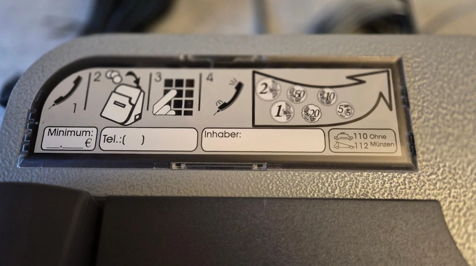 Clubtelefon 11 Münztelefon Telekom - unbenutzt, neuwertig - umgerüstet auf Euro - Bild 3 von 4