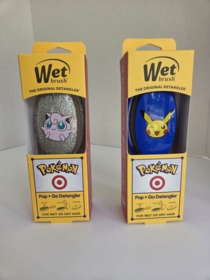 Pokémon × Target Exclusive Wet Brush   Pikachu and Jigglypuff   Limited   New