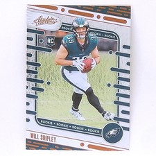 2024 Panini Absolute Will Shipley Philadelphia Eagles Bronze Foil RC #187