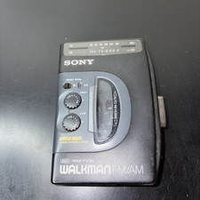 Sony Walkman WM-FX38 Portable AM/FM Radio Cassette Deck Auto Reverse WORKS