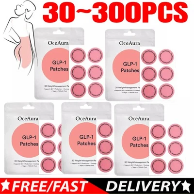 OCEAURA 60/300 pcs Weight-loss Fat Patches Slimming Patches Weight Management Tools UK