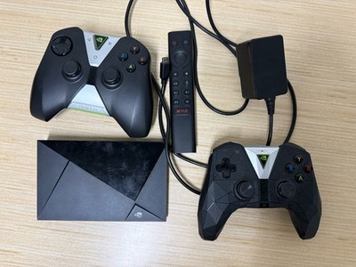 NVIDIA SHIELD TV 2017 Media Streamer Google W/ 2 Gamepads & 1 Controller
