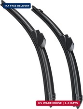 Premium All-Season Windshield Wiper Blades,Pack of 2 Durable Stable And Quiet