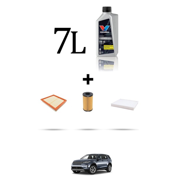 Hoffcar Set Service 3 Filter Und 7L ÖL FüR Land Rover Discovery Sport 2.0 Si4-image