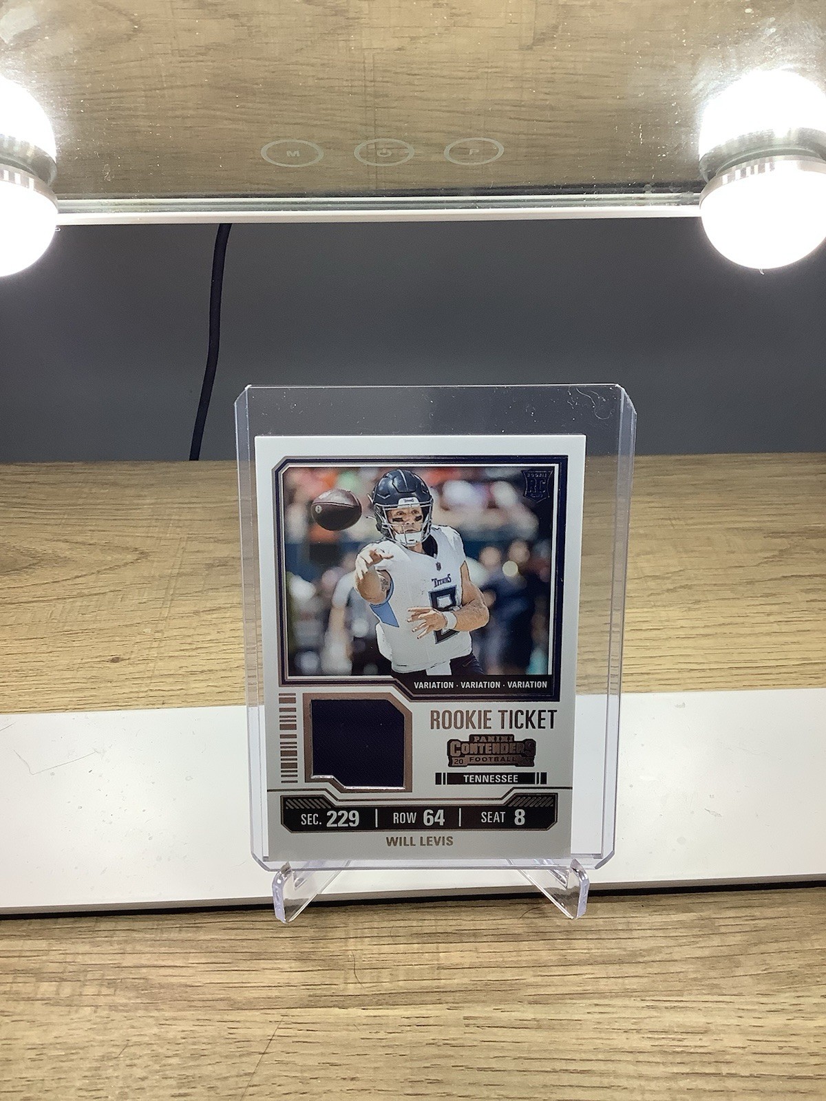 2023 Panini Contenders - Rookie Ticket Swatches Will Levis #TS40V Variation