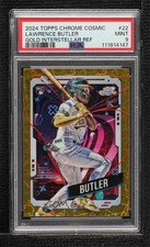 2024 Cosmic Chrome Gold Interstellar Refractor /50 Lawrence Butler #22 PSA 9 b4d