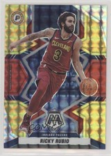 2021 Panini Mosaic Choice Fusion Red & Yellow Prizm 35/88 Ricky Rubio #128 1u6