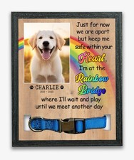 Personalized Dog Memorial Gifts For Loss Of Dog, Pet Memorial Picture Frame