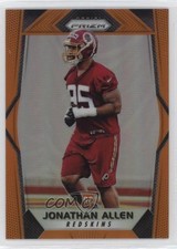2017 Panini Prizm Rookies Orange Prizm 153/275 Jonathan Allen #224 7xr