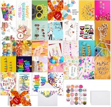 32 PCS Happy Birthday Cards Bulk with Envelopes, 4x6 Assorted Birthday Cards