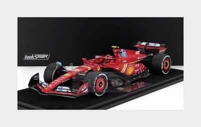 1:18 Looksmart Ferrari F1 Sf-24 #55 Abu Dhabi Gp 2024 Sainz + Showcase LS18F1071