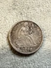 1890 Seated Liberty Dime 10¢ VF Very Fine Condition Nice Coin See Pics 7741