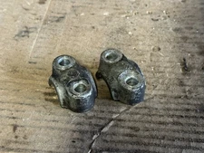 68-74 Honda CB450 CL450 DOHC Front Fork Lower Axle Mount Cap Set OEM CB500T -B16