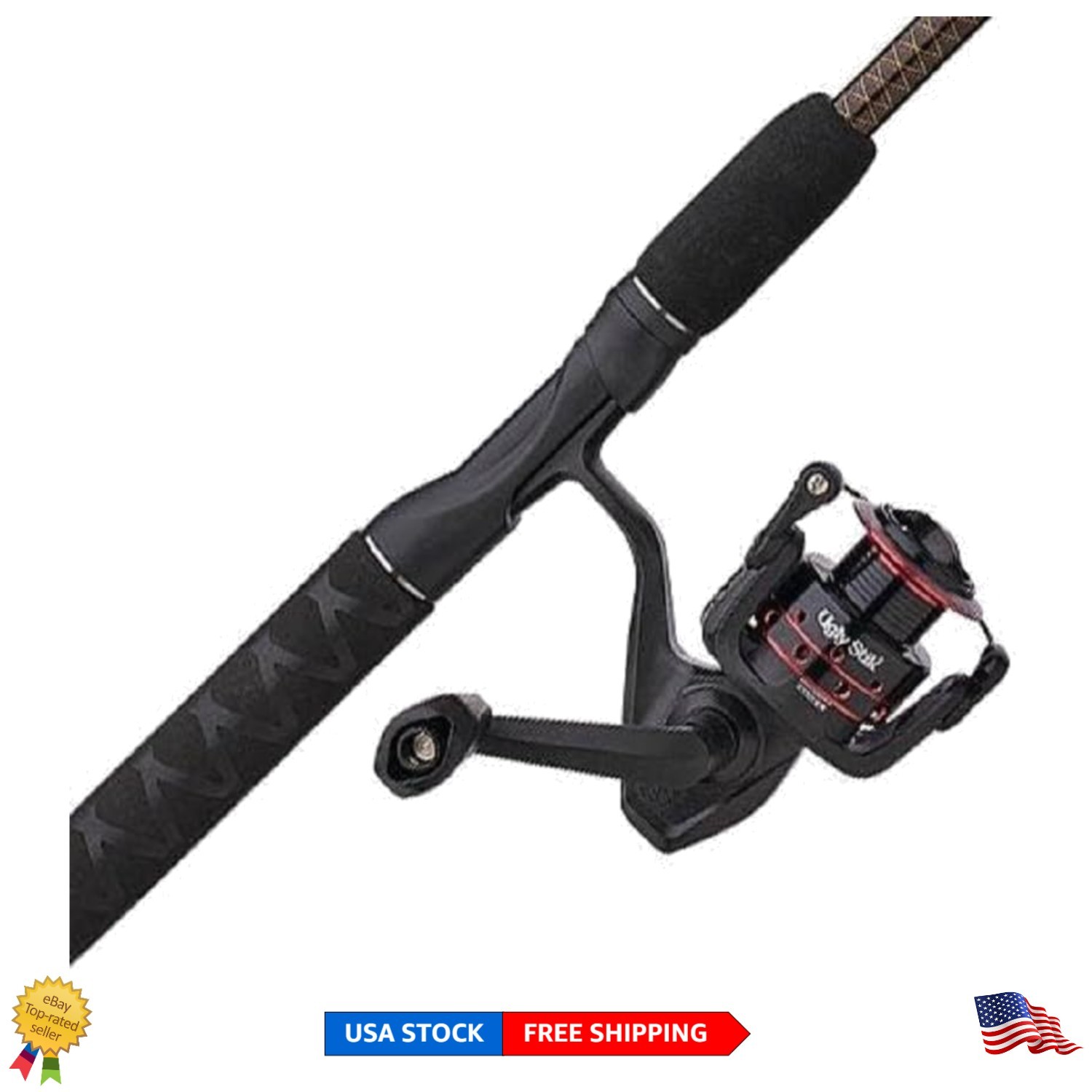 Complete Fishing Kit: GX2 Spinning Rod and Reel with Travel 