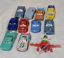 Disney Pixar Cars Planes Diecast Lot Of 11 1:55 McQueen Doc Sally Ryan Finn Paul