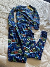 Children  s Place Size 16 Blue Christmas Two-Piece Pajama Set. NWT.