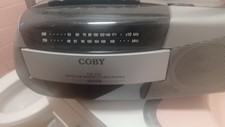 Coby CXCD400 Portable AM/FM CD/Cassette Player Stereo Vintage.