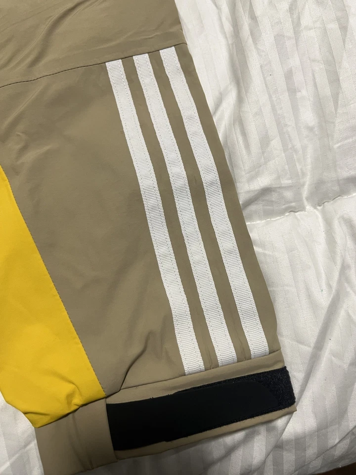 adidas x Pharrell Williams Human Race HU Anorak Jacket Yellow Mens Sz XL Worn 1x - Image 3 of 4