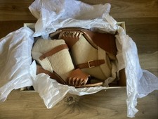 Clarks Cushion Plus Spiced Poppy Women's Tan Leather Wedge Sandals UK Size 3.5