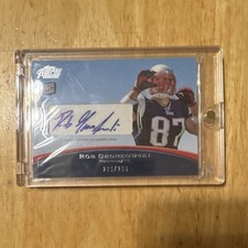2010 Topps Prime Autographed Rookie Rob Gronkowski #PAR-RG /299 Patriots NFL