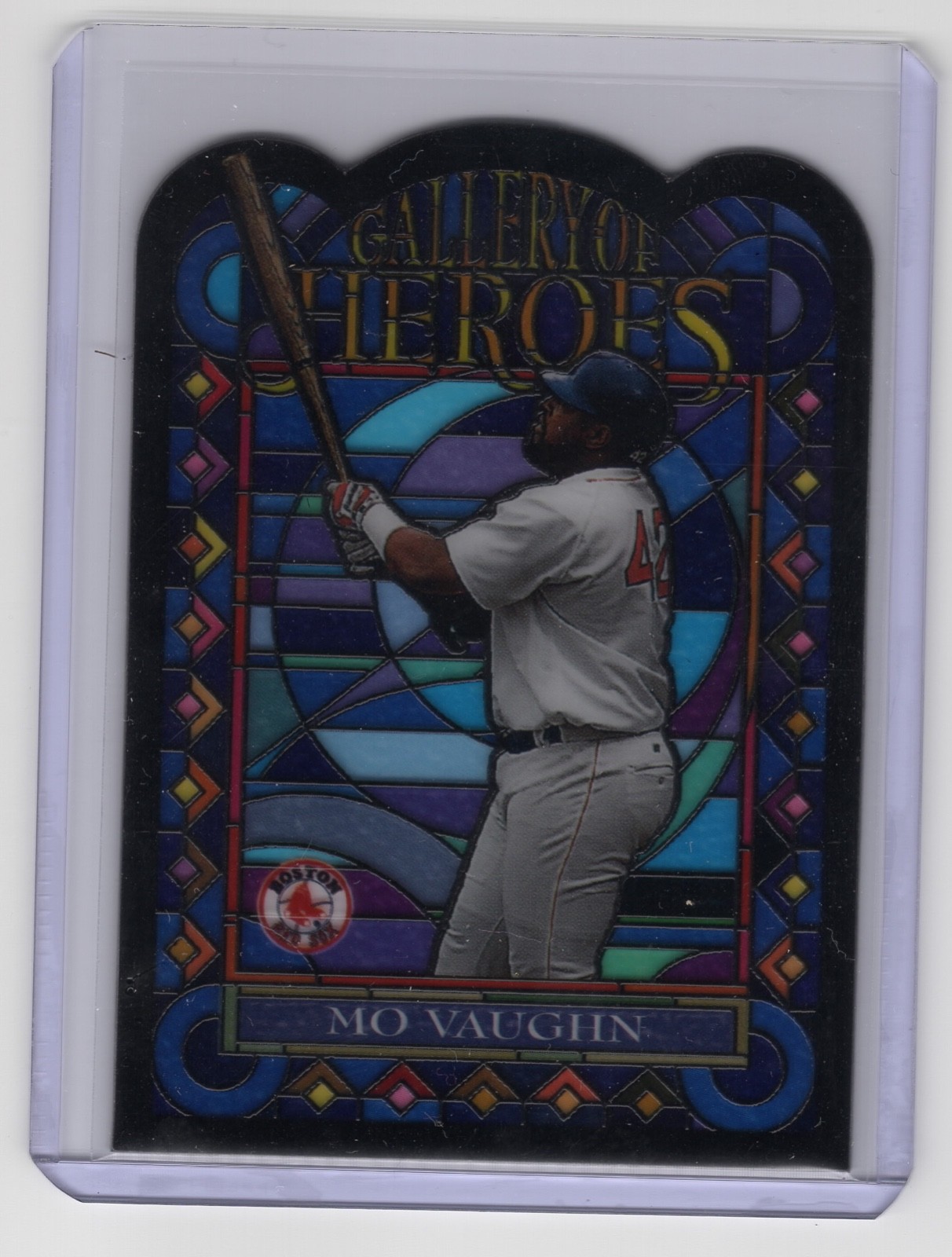 1998 Topps Gallery Mo Vaughn Gallery of Heroes GH10 Insert Boston Red Sox