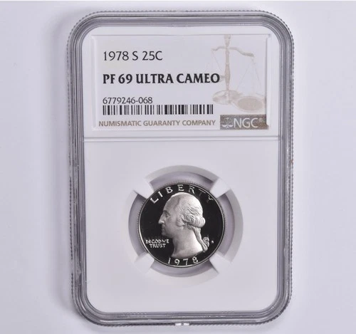 PF69 UCam 1978-S Washington Quarter NGC Brown Lbl *7280