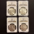 4-1922 Peace Dollars NGC MS 64