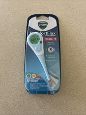 VICKS COMFORTFLEX DIGITAL 8 SEC THERMOMETER FEXIBLE TIP DOA FREE NEW SEALED