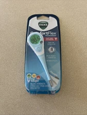 VICKS COMFORTFLEX DIGITAL 8 SEC THERMOMETER FEXIBLE TIP DOA FREE NEW SEALED