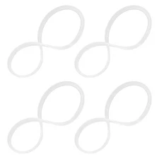 4 Pcs High Temperature Silicone Ring Replacement Lid Seal Gaskets
