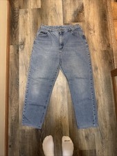 Vintage Lees Originals Mid Wash Blue Denim Jeans Great Fade Size 32x28