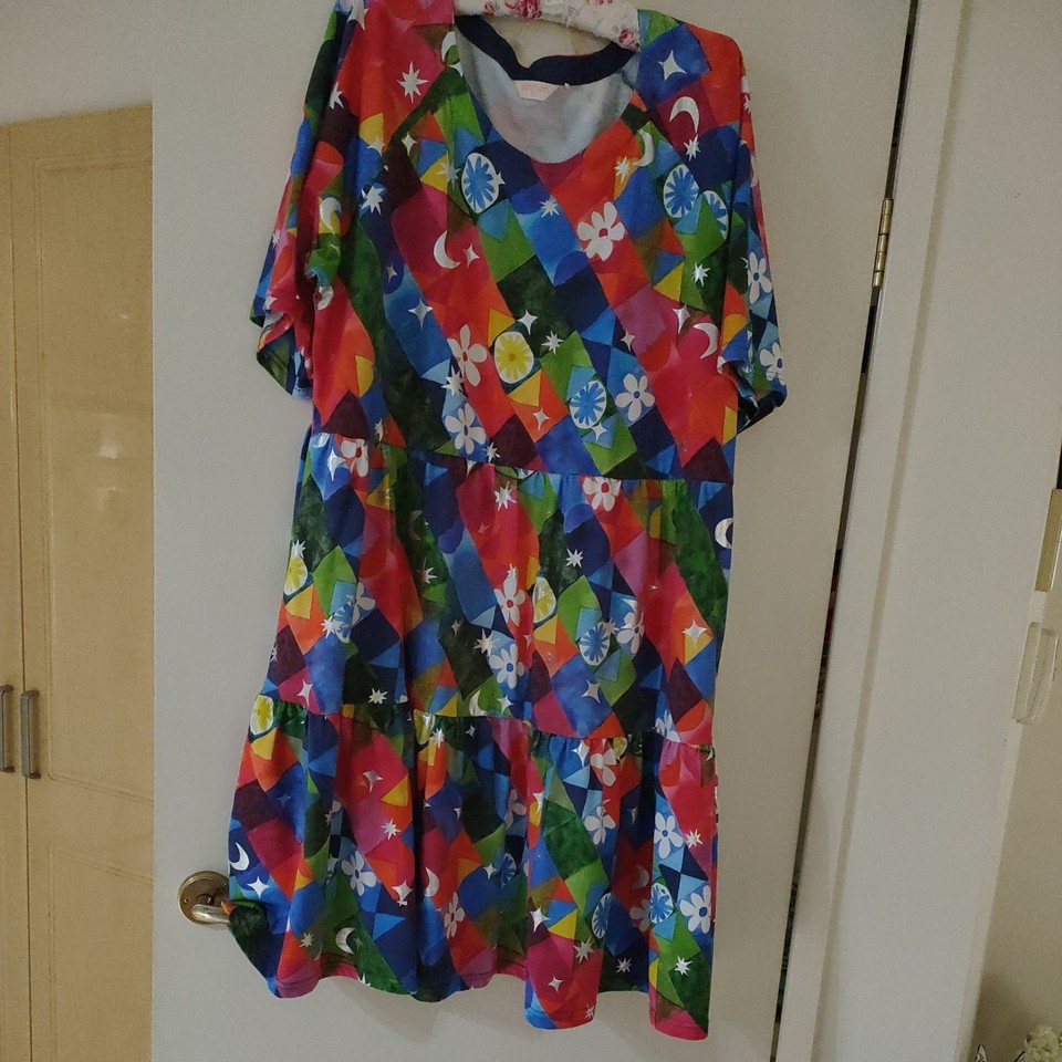 Gorman Dress Womens Size 20 100% organic Cotton  Shift Smock EX CONDITION