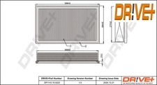 AIR FILTER DP1110.10.0222 DR!VE+ I