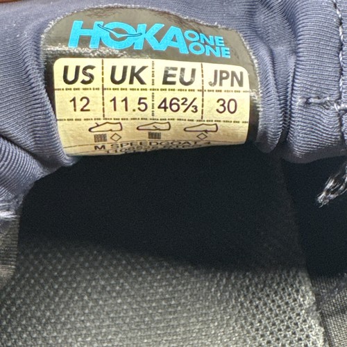 Hoka One One Speedgoat 4 Herren Größe 12 Trailrunningschuhe blau orange - Bild 13 von 13